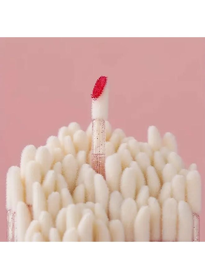 Disposable Lip Brush Set 10pcs Random Color Nylon Bristle Portable Lip Gloss Applicator - Image 4